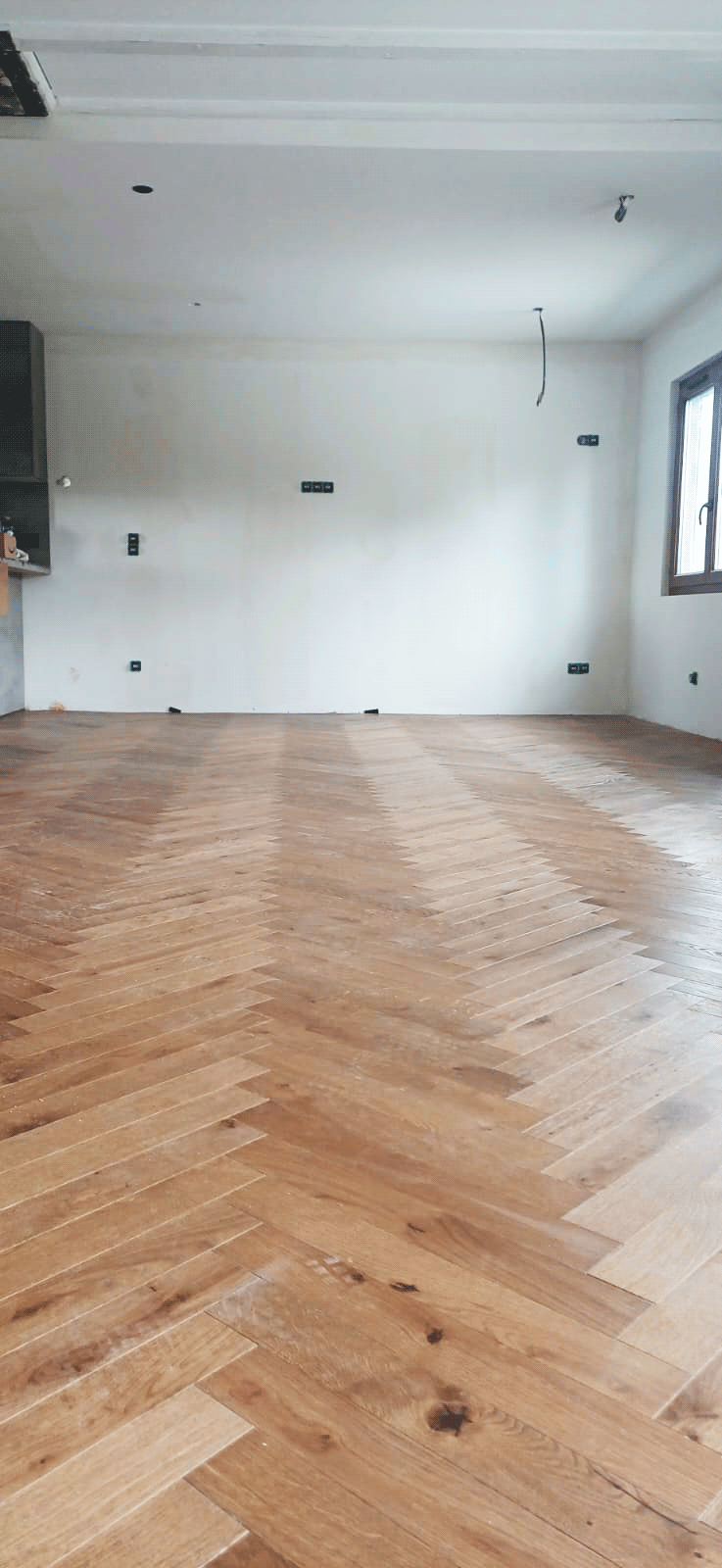 Parquet bâton rompu — Séjour